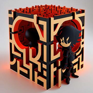 3D model Persona Q2 New Cinema Labyrinth game (STL)